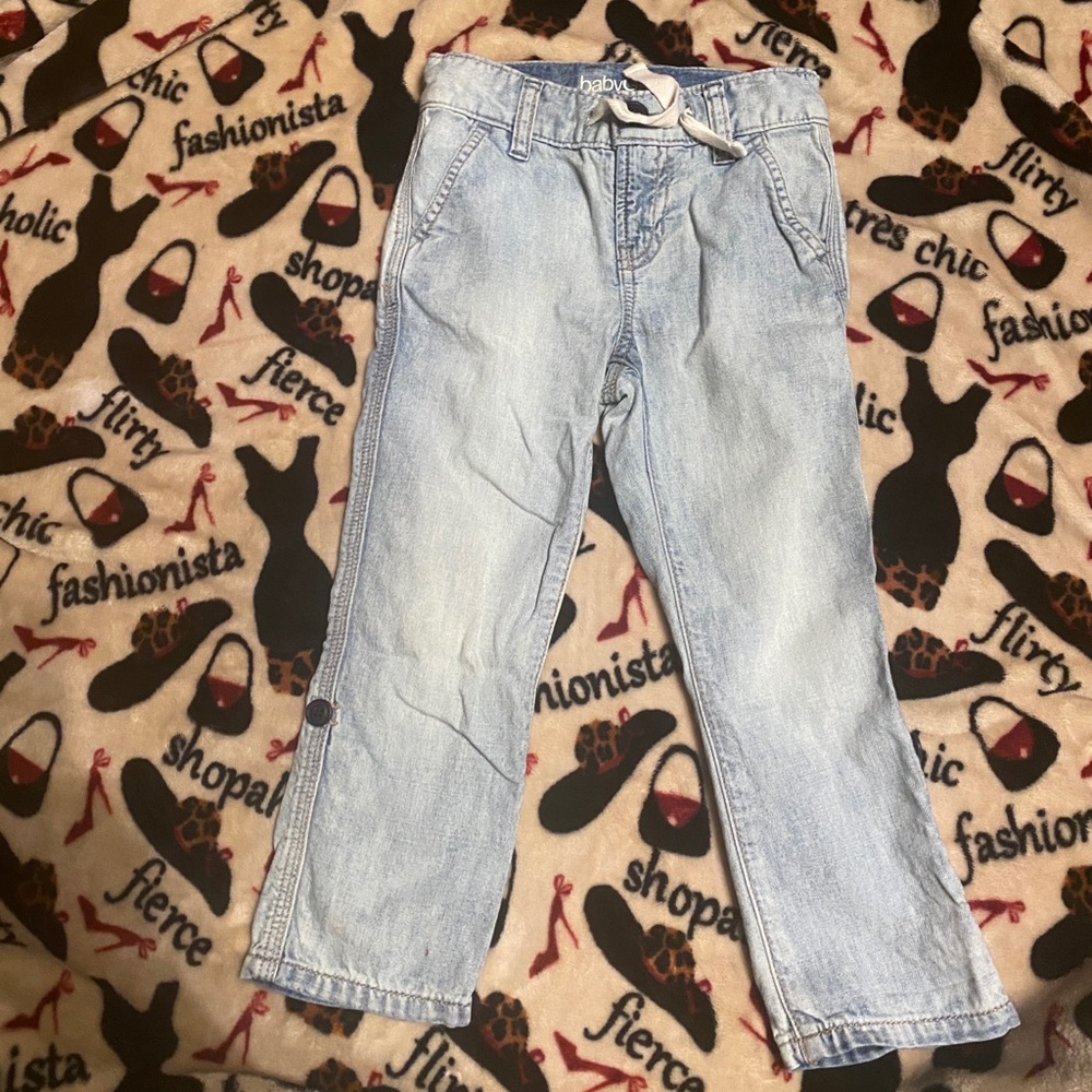 Light wash gap jeans with cuffs (see pics)
